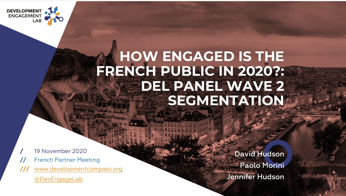 How engaged is the french public in 2020