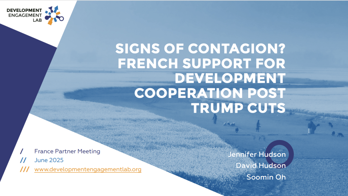 Signs of contagion french aid support after trump cuts